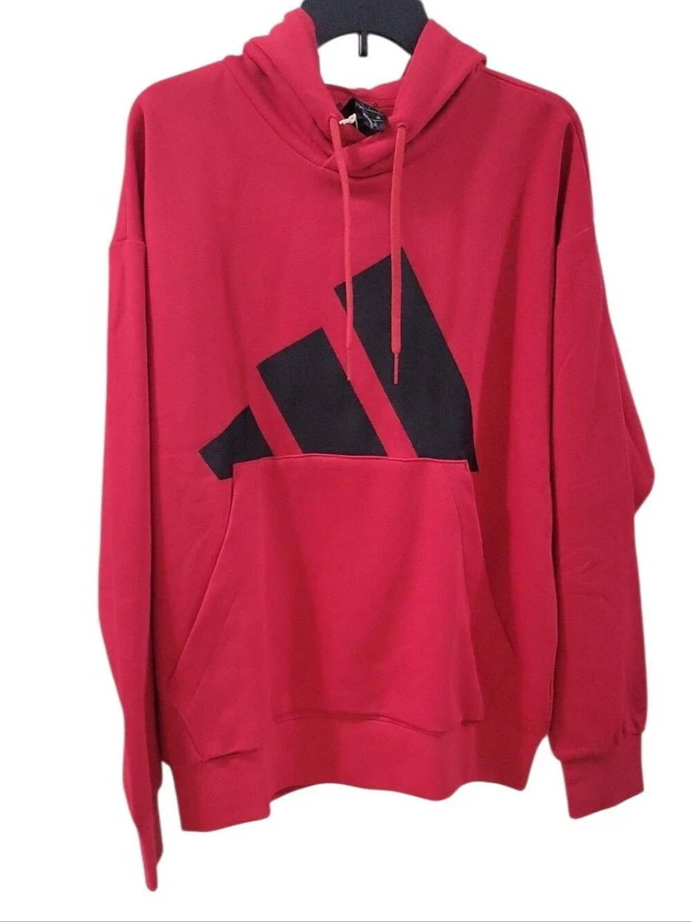 adidas Men's Long Sleeve Fleece Active Hoodie-Large